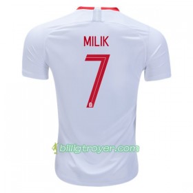 Billige Fotballdrakter Polen Milik 7 VM 2018 Hjemmedraktsett